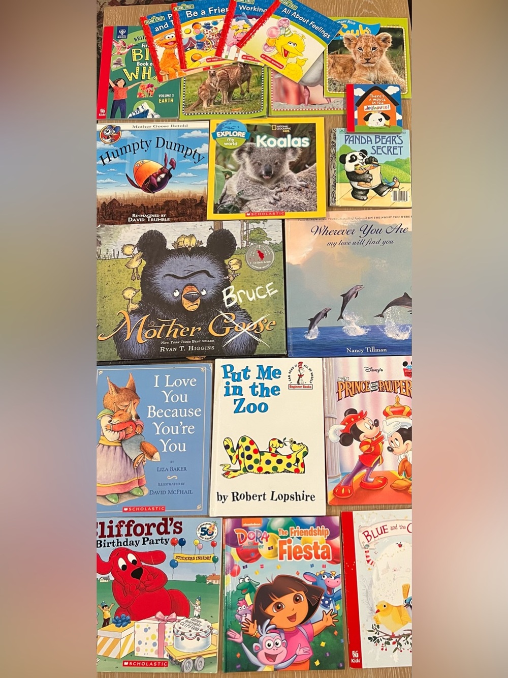 20 Toddler Children’s Books Mixed Lot Dr Seuss Clifford Mother Bruce Daycare